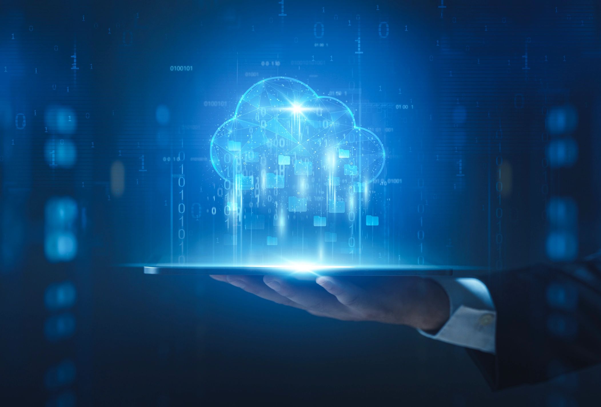 Cloud computing concept graphic representing current-state assessment